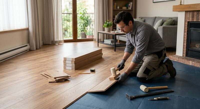 Laminate Floor Installation in Rittman, OH