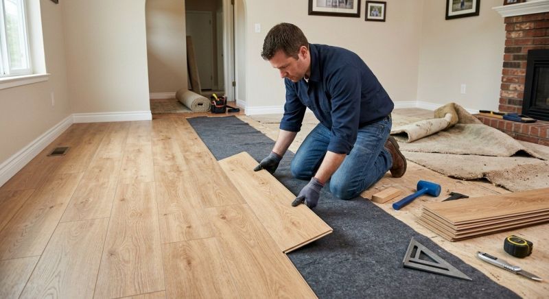 Laminate Floor Remodeling in Wooster, OH