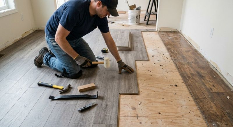 Laminate Floor Remodeling in Wooster, OH
