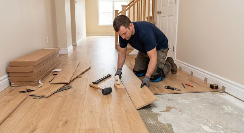 Laminate Floor Replacement in Barberton, OH