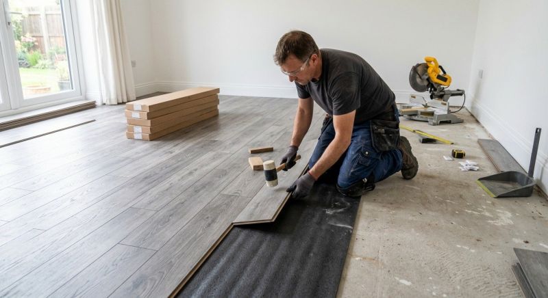 Laminate Floor Replacement in Fredericksburg, OH