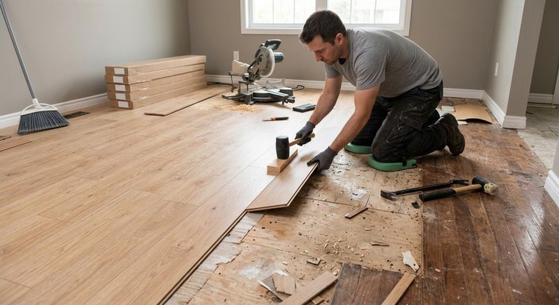 Laminate Floor Replacement in Loudonville, OH