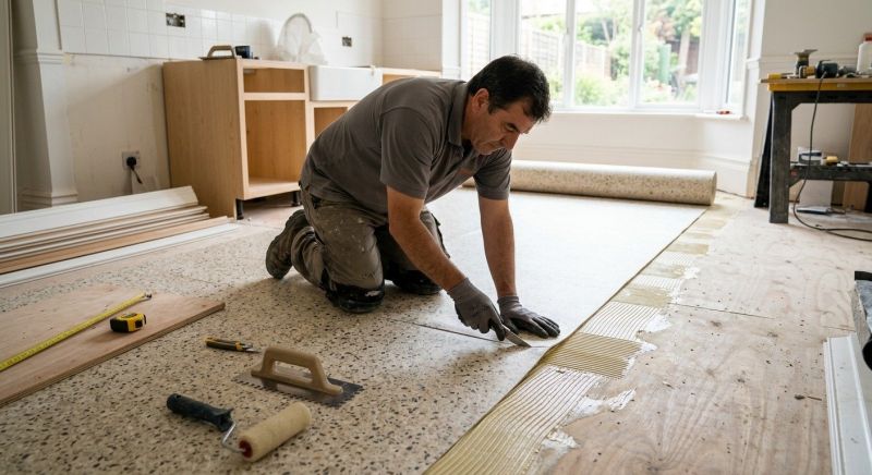 Linoleum Floor Installation in Medina County, OH