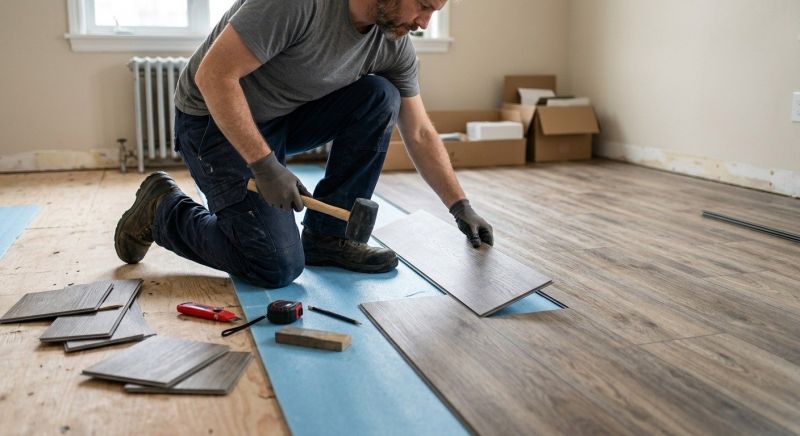 Linoleum Floor Installation in Orrville, OH