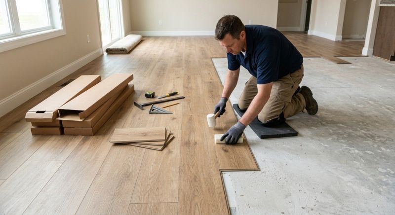 Lvt Flooring Installation in Fredericksburg, OH