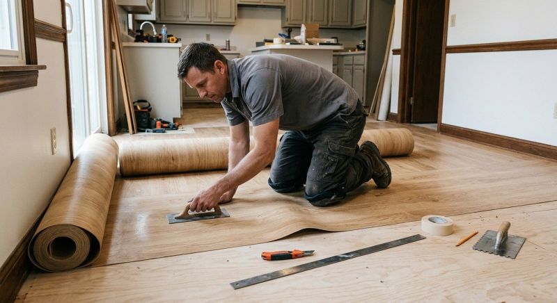 Sheet Flooring Installation in Medina, OH