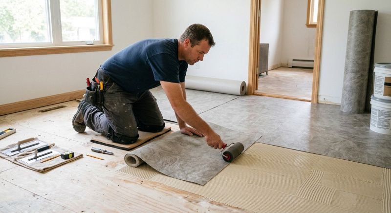Sheet Vinyl Installation in Rittman, OH