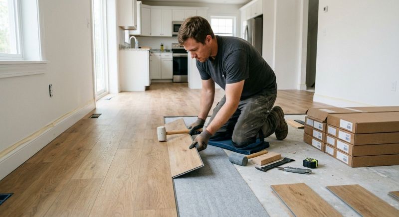 Vinyl Plank Floor Installation in Wooster, OH